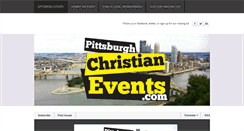 Desktop Screenshot of pittsburghchristianevents.com